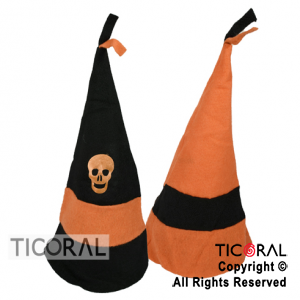 SOMBRERO PAO BRUJA HALLOWEEN COLORES SURTIDOS x 1